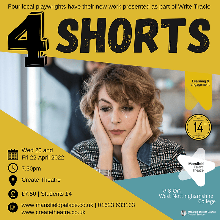 “4 Shorts” – Create&nbsp;Theatre