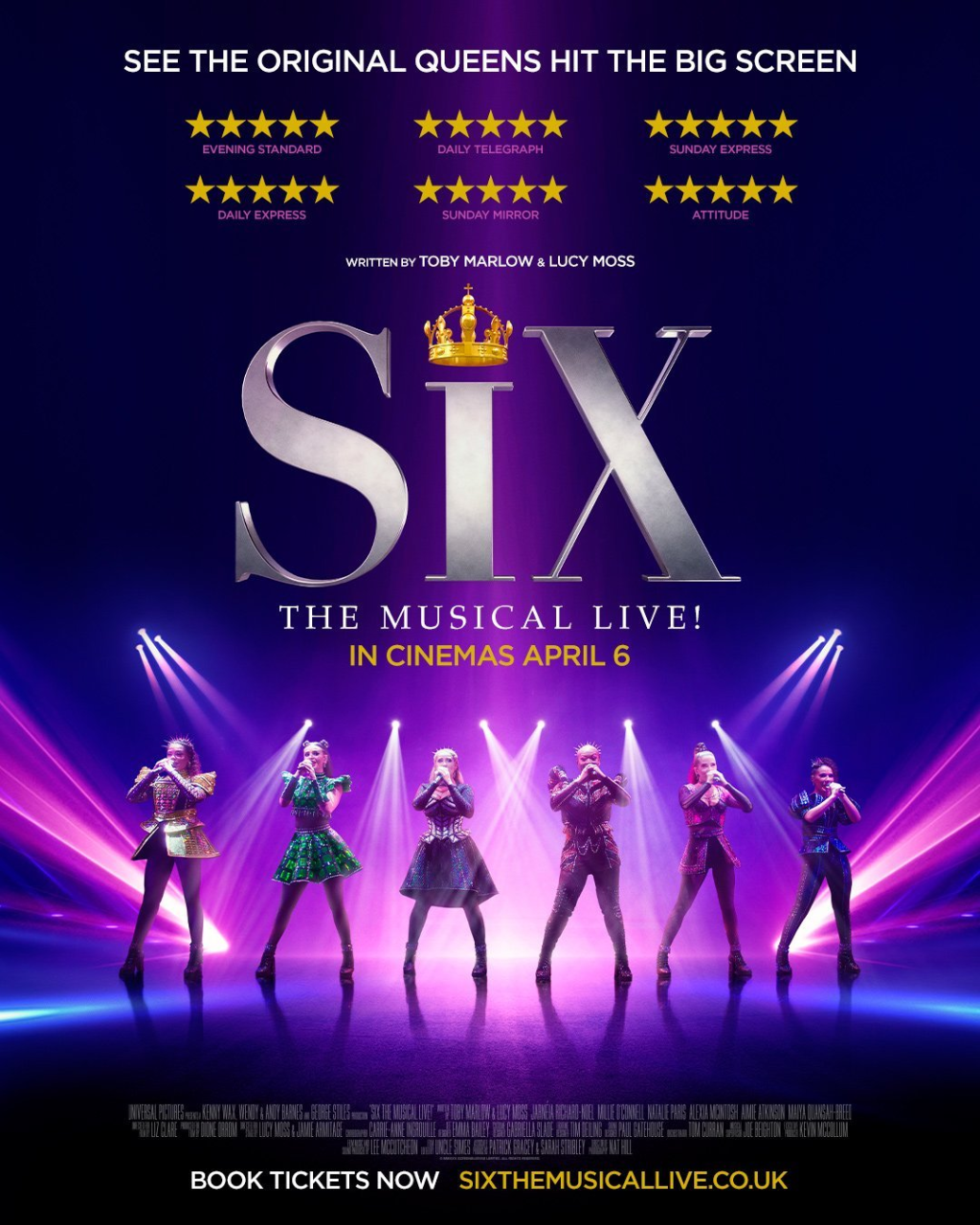 “Six: The Musical Live” – Cinema&nbsp;Screening